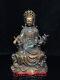 10chinese Old Antiques Handmade Pure Copper Guanyin Bodhisattva Buddha Statue