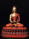 10collecting Chinese Antiques Pure Copper Gilding Statue Of Sakyamuni Buddha