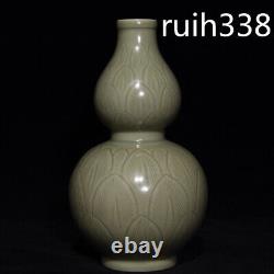 10.2 Old Chinese Song Dynasty Porcelain Flower pattern gourd bottle Ornaments