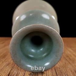 10.3 Chinese Antique Porcelain Song dynasty ru kiln cyan glaze Ice crack Vase