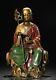 10.6 Old Chinese Buddhism Copper Paintings Ksitigarbha Boddhisattva Sculpture