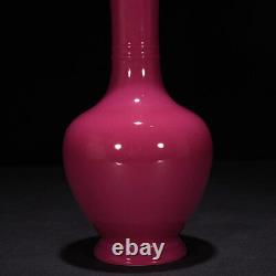 10 Chinese Old Antique Porcelain qing dynasty yongzheng mark red glaze Vase