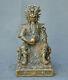 10 Old China Bronze Feng Shui Dragon King Mythology Immortal Statue Sculpture