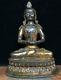 10 Old Chinese Bronze Gilt Buddhism Amitayus Longevity Goddess Sculpture