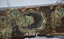 12 Old Chinese Hetian Jade Carving Dynasty inkstone inkslab