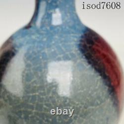 12antique Chinese Song dynasty Porcelain Jun porcelain Hua Kou bottle