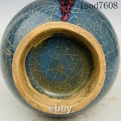 12antique Chinese Song dynasty Porcelain Jun porcelain Hua Kou bottle