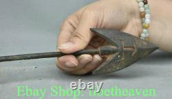 14.8 Rare Antique Chinese Bronze Ware Dynasty Palace Horse Arrowhead Arrow