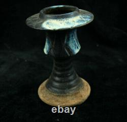 14 cm Chinese Jun Kiln Porcelain Vase Bottle Old Pottery flower vase
