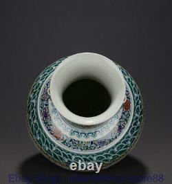 15.2 Marked Chinese Dou Porcelain Dynasty Palace pomegranate Flower Bottle Vase