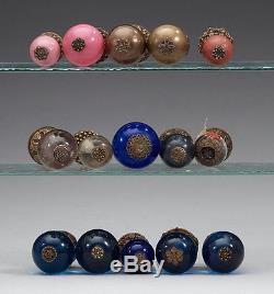 (15) Antique Chinese Mandarin Finial Hat Button China Qing