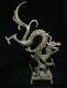 17.4 Old Chinese Bronze Ware Dynasty Palace Dragon Beast Loong Statue