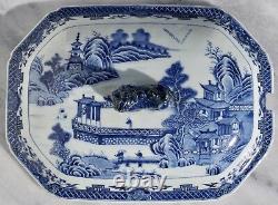 18th Century Chinese Blue And White Chamfered Tureen, Cover And Stand Sothebys