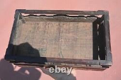 1930's Southern Chinese Vietnam Mother Pearl Inlay Hardwood Wood Carved Tea Tray