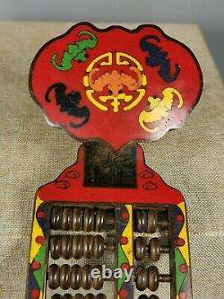 19 cm Chinese Cloisonne copper RuYi abacus sculpture Old Brass abacus