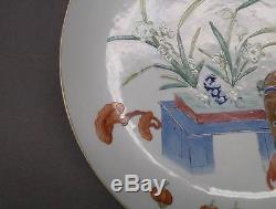19th C. Chinese Famille Rose Plate Daoguang Mark