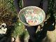 19th C. Large Chinese Porcelain Canton Famille Rose Punch Oval Bowl