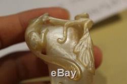 19th Century antique Chinese Qing dynasty mother of pearl snuff bottles