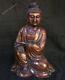 20 Chinese Purple Bronze Buddhism Seat Kwan-yin Guan Yin Bodhisattva Sculpture