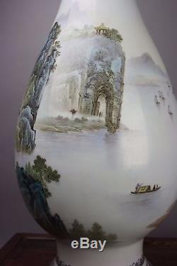 20th C. 50-60s Chinese JiangCai Porcelain Vase