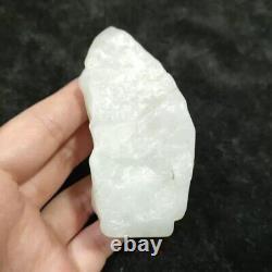 225g Chinese nephrite white slope jade material