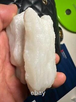 285g Hetian Jade White Slope Jade Ziliao