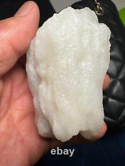 285g Hetian Jade White Slope Jade Ziliao