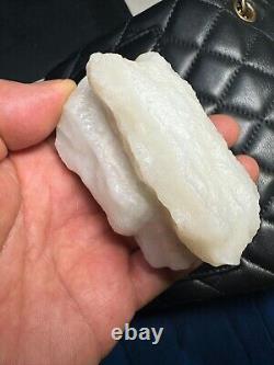 285g Hetian Jade White Slope Jade Ziliao