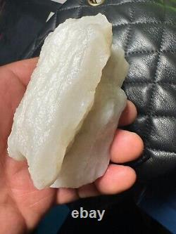 285g Hetian Jade White Slope Jade Ziliao