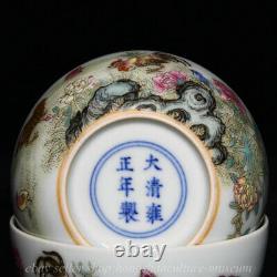 3.4 Yongzheng Chinese Famille rose Porcelain Chook Chicken Water Vessel Bowl