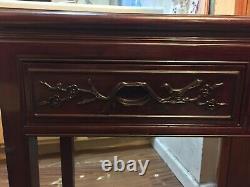 53 Vintage Chinese Rosewood Carving Console Desk