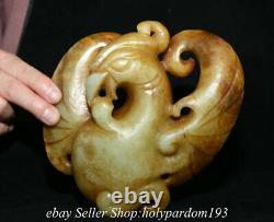 6.2 Neolithic Chinese Hongshan Culture Jade Carving Phoenix Bird Statue