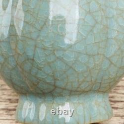 6.2 Old Chinese Song dynasty Ru porcelain borneol Perforating ear bottle
