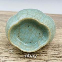 6.2 Old Chinese Song dynasty Ru porcelain borneol Perforating ear bottle