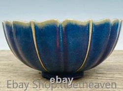 7.6 Marked Old Chinese Jun Kiln Porcelain Dynasty Palace Bowl Bowls