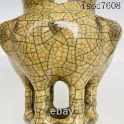 7.6antique Chinese Song dynasty Porcelain Brother kiln Sanyang Zun