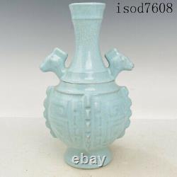 7.8antique Chinese Song dynasty Porcelain Ru porcelain Zhan qianzun