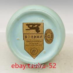8.2Old Chinese porcelain Song dynasty Ru kiln Refluxing Ru porcelain vase