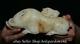 8.2 Old Chinese White Jade Carved Mother And Child Boar Beast Statue Sculpture