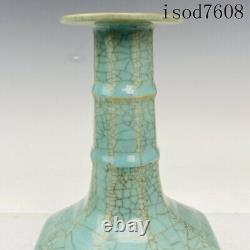 8.2antique Chinese Song dynasty Porcelain Ru porcelain Octagonal vase Vases