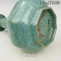 8.2antique Chinese Song dynasty Porcelain Ru porcelain Octagonal vase Vases
