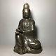 8.4 Chinese Antiques Pure Copper Handmade Seated Guanyin Statue