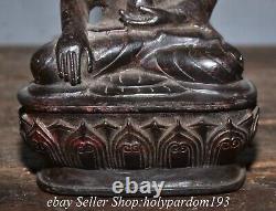 8.4 Old Chinese Bronze Gilt Shakyamuni Amitabha Buddha Statue Sculpture