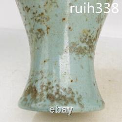 8.6 Old Chinese Song dynasty Ru porcelain manual plum blossom bottle Ornaments