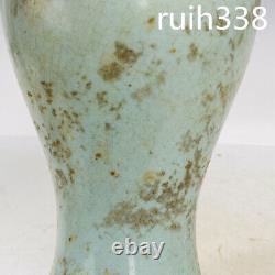 8.6 Old Chinese Song dynasty Ru porcelain manual plum blossom bottle Ornaments