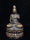 9chinese Old Antiques Handmade Pure Copper Guanyin Bodhisattva Statue