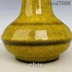 9.4antique Chinese Song dynasty Official porcelain borneol Binaural bottle