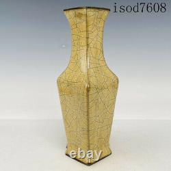 9.4antique Chinese Song dynasty Porcelain Ge porcelain Conjoined bottle
