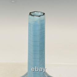 9.5 Old Chinese Porcelain Song dynasty ru kiln museum mark blue Ice crack Vase