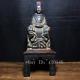 9.6 Chinese Antiques Pure Copper Guanyin Buddha Statue